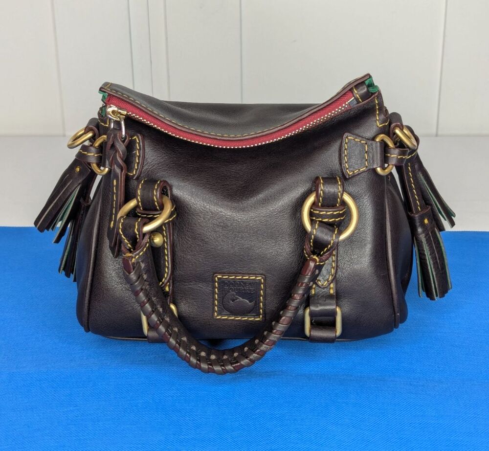 Dooney & Bourke Florentine Nano Satchel | Brown Tmoro, NWT